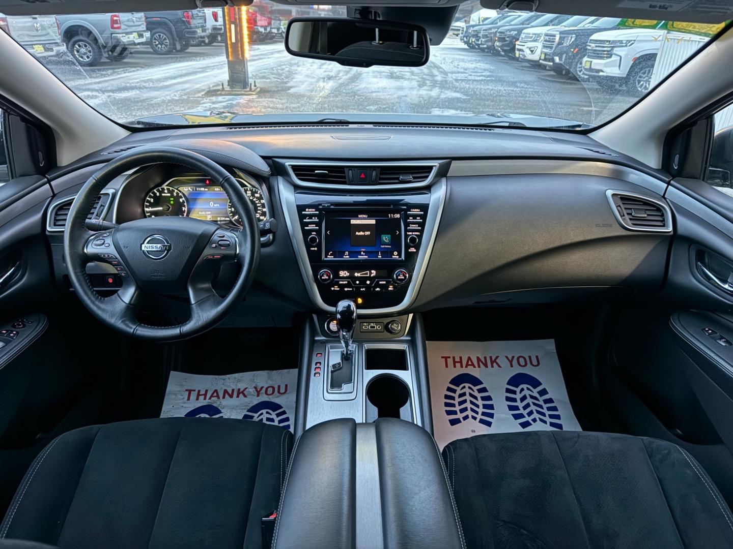 2021 Gray /Black Nissan Murano SV AWD (5N1AZ2BS1MC) with an 3.5L V6 DOHC 24V engine, CVT transmission, located at 1960 Industrial Drive, Wasilla, 99654, (907) 274-2277, 61.573475, -149.400146 - Photo#15